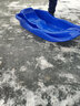 梦必真加厚滑雪板滑草板滑沙板带刹车单板 双人成人儿童雪橇车雪爬犁冬季滑雪用具春季旅游产品 蓝色带赠品 实拍图