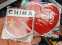 华饰国旗车贴金属中国五星车贴创意红旗贴标爱国划痕贴国庆装饰套装 实拍图