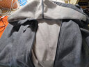 李宁外套男春秋季男女同款宽松大码卫衣跑步健身休闲运动服饰男上衣 深灰色(带帽拉链款) L (175/92A) 实拍图
