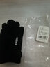 黛米安妮莎冬季骑行手套男女露指加绒保暖触屏防滑防泼水外卖骑手漏二指手套 鹿皮绒黑色 漏两指 均码 实拍图