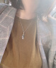 APM Monaco吊牌银字母项链项链吊坠设计女 生日礼物礼物 情人节礼物 经典银 字母Z 晒单实拍图