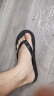 卡帝乐鳄鱼（CARTELO）人字拖鞋男士夏季户外穿运动居家用软底沙滩凉拖 VP1520 黑色 40 实拍图