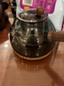 全度（Quandu） 玻璃蒸煮一体四代茶壶玻璃侧把壶电陶炉煮茶壶木把茶具 猫眼二代电陶炉灰+墩墩壶 900ml 实拍图