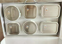 乐扣乐扣（LOCK&LOCK）不锈钢盖耐热玻璃保鲜盒密封冰箱收纳盒微波炉饭盒便当盒六件套 晒单实拍图