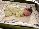 Aengbay昂贝 莫代尔婴儿睡衣夏季薄款空调服宝宝连体衣睡袋新生儿睡袍 黄色 73cm（适合0-1岁） 晒单实拍图