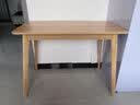 爱家猫电脑桌台式书桌实木桌腿家用桌椅组合书房学习桌卧室写字桌子 原野橡木色100*55CM 实拍图