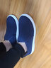 seagebel希洁贝尔 无尘车间微电子实验室制药车间防静电工作鞋防尘中巾鞋帆布防尘鞋无尘棉鞋 藏青色冬季保暖棉鞋PU软底 42码 实拍图