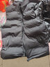 啄木鸟棉马甲男秋冬季装背心坎肩男士内外穿加绒加厚保暖大码上衣服男装 M55黑色 XL（115-130斤） 实拍图