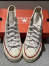 匡威（Converse）胜道运动CONVERSE匡威 1970s 男女鞋经典高帮复古休闲帆布鞋  162056C 41.5 (265mm) 实拍图