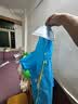 英玛仕（ENGMARSS）儿童雨衣6-12岁小学生雨披男童女童长款带书包位雨衣幼儿园3-6岁 蓝色【双帽檐+书包位+拉链+按扣 L 1件 （适合身高90-110CM) 实拍图