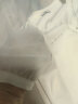 百图betu女装夏季新款T恤V领拼接短袖雪纺泡泡袖减龄T恤女2303D11 白色 M（白色预售06/19发货） 晒单实拍图