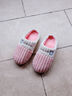 利达妮（TZLDN）厚底棉拖鞋女冬季保暖防滑家居家用室内月子鞋时尚毛毛棉鞋男冬天 款式四 44-45 (适合43-44码) 实拍图
