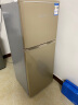 新飞（Frestec）118升 小型双开门两门小冰箱迷你家用宿舍 租房冰箱小型办公室 环保BCD-118L2D/G 实拍图
