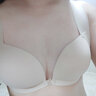 KJ品牌前扣文胸内衣女小胸聚拢无钢圈调整型收副乳上托无痕文胸套装 肤色套装（文胸+内裤） L 36/80AB通杯 实拍图