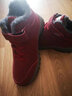 足力健老人鞋女同款冬季棉鞋防滑加绒保暖老年健步鞋加厚妈妈休闲 9009大棉女款枣红 36 (230mm) 实拍图