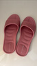 制三 中国台湾进口拖鞋男女情侣家居室内静音防滑防臭无味简约时尚EVA 玫瑰金 S(全长约22.5cm/建议33-35码穿) 实拍图