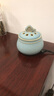 大品德陶瓷电子熏香炉插电家用室内檀香沉香木香道定时调温熏香炉香薰炉 云中境电子熏香炉（蓝） 实拍图