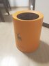 羽尔乐北欧风圆形双层垃圾桶家用客厅厨房卫生间办公室卧室大号垃圾桶 爱马仕橙小鹿 8L【不带盖】 实拍图