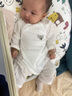 班杰威尔婴儿衣服夏季薄款纯棉新生儿连体衣内衣睡衣初生0-6个月宝宝爬服 实拍图