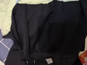 贵人鸟休闲长裤男春夏针织直筒裤棉质阔腿运动裤 藏青色【常规款】 L 实拍图