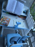 童博士儿童学习书桌椅套装多功能可升降中小学生桌椅子写字课桌久坐舒服 简易款/环保桌面+学习椅蓝 实拍图