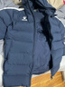 卡尔美（KELME） 冬季新款棉服男户外运动连帽棉衣防风加厚保暖足球训练外套 深蓝白 M 【170/88A】 实拍图