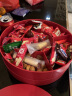 彩致（CAIZHI）喜庆果盘新年干果盘零食盘客厅坚果糖果摆放收纳盒 双层CZ6866 实拍图