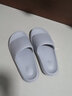 惠夫人拖鞋 男夏天室内浴室防滑洗澡eva软底塑料居家居家用情侣凉拖鞋 时尚升级 灰色 40-41 （适合39-40码穿） 实拍图