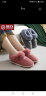 回力高帮棉拖鞋女包跟冬季加绒加厚保暖家居室内防滑产后月子鞋 皮红色 40-41码（适合39-40脚穿） 晒单实拍图