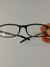 索柏防蓝光老花镜 TR镜框中老年男女款老花眼镜老光眼镜1305 经典黑C7 100度【建议年龄45-49岁】 实拍图