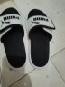 彪马（PUMA）黑白透气魔术贴拖鞋男女家居外穿休闲凉鞋ROYALCAT372280 白-黑色-02 35.5 实拍图