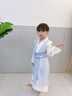 奥蒙威男童汉服古装儿童国学服新中式古代儿童男孩唐装学生演出服YJA92 蓝色 160 实拍图