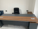 世金家具（shijinjiaju）大班桌老板办公桌简约现代总裁桌经理主管桌椅组合大班老板台家具 2.4米老板桌+老板椅(包安装) 晒单实拍图