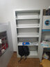 Honey Cute家用书架现代简约多层落地置物架学生图书馆书架 单面灰白色一列一组 实拍图