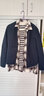 无印良品 MUJI 女式 针织抓绒 拉链开衫 W8AB231 深海军蓝 M 实拍图