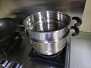 爱仕达（ASD） 不锈钢蒸锅加厚复底带蒸笼蒸篦蒸馒头大汤锅 燃气明火电磁炉通用 三层蒸锅（半玻盖） 26cm 实拍图