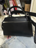 GROTTO个乐经典R66系列小中号百搭通勤复古手提单肩斜挎包通勤圣诞礼物 经典黑S（亮银） 实拍图