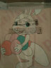 猫人儿童睡衣纯棉女童短袖套装夏季薄款中大童家居服 桔色兔子 140 实拍图