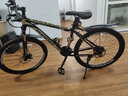 凤凰（Phoenix）山地自行车成人男女学生青少年减震变速越野公路通勤车山地车 26寸白蓝辐条轮 30速数字指拨（前中后全轴承） 实拍图