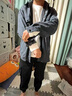 安初夏外套男潮流衣服男士套装春秋季新款一套帅气搭配工装夹克男装 型男三件套 XL 【推荐120-140斤】 实拍图
