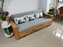新铝途多功能客厅推拉可折叠双人收纳沙发床两用创意实木坐卧沙发床两用 2.05m 海棉款【带2储物箱】 储物款 实拍图