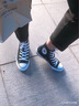 匡威（Converse）1970s复古男女帆布鞋运动休闲鞋All Star经典款高帮情侣鞋板鞋 经典常青款黑色 101010 37 实拍图