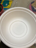 佳茉一次性纸碗圆形白色甘蔗纸浆汤碗50只装500ml加厚可降解烧烤野餐 实拍图