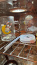 富光 玻璃杯家用儿童牛奶杯子带刻度耐热吸管水杯喝奶杯微波炉可加热 晒单实拍图