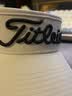 Titleist泰特利斯高尔夫球帽Tour Per职业款纯色无顶帽可调节功能性遮阳帽 TH25VTPN2-10白/黑色 (男女同款) 实拍图