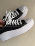 匡威（Converse）【滔搏运动】匡威帆布鞋女鞋低帮增高轻便舒适透气轻便休闲鞋 570256C 35 实拍图