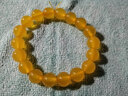 佳人饰界红玛瑙手链手串半成品黑曜石圆珠朱砂散珠子DIY礼物手工配件材料 黄玛瑙10mm20颗送线 实拍图
