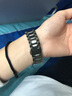 灵豚（LINGTUN）考试用机械表 手表男全自动机械表 牛皮带男士手表蝴蝶扣潮流腕表 罗马白面钢带 实拍图
