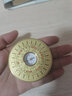 铜一心铜罗盘高精度随身携带迷你八卦小罗盘圆形袖珍二寸三元三合 金面【雕刻款】二寸【无木盒】 实拍图