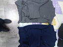 七匹狼2套纯棉抗菌中领秋衣秋裤男士保暖内衣春秋季半高领套装全棉毛衫 【中领2套装】深灰+藏青 2XL (180)推荐 150-170斤 实拍图